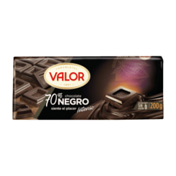 VALOR® Tableta de chocolate negro 70%