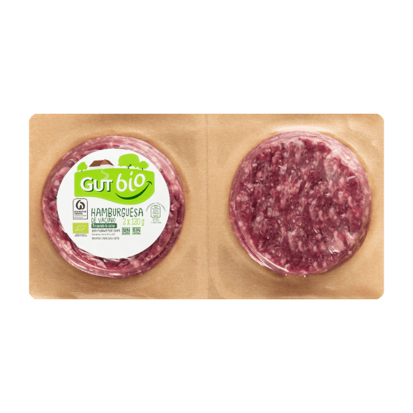 GUTBIO® - Hamburguesas de vacuno ecológicas