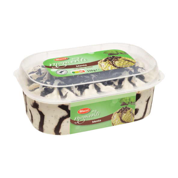 MUCCI® - Tarrina helado de menta con trocitos de chocolate