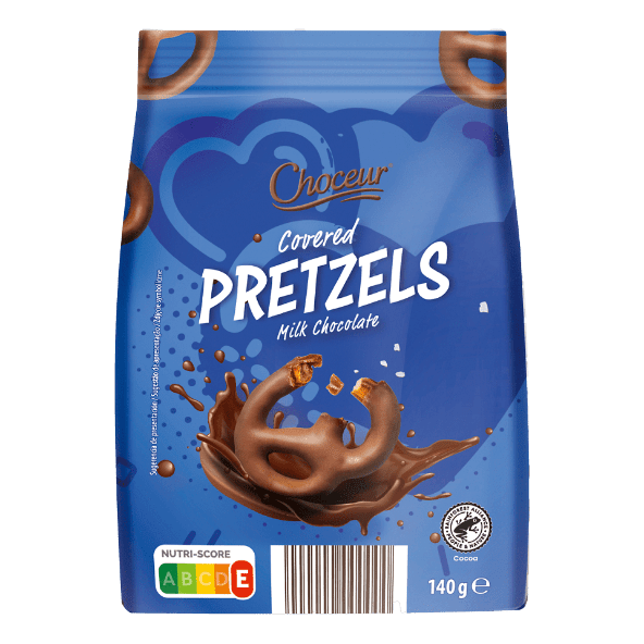 CHOCEUR® - Minipretzels de chocolate con leche