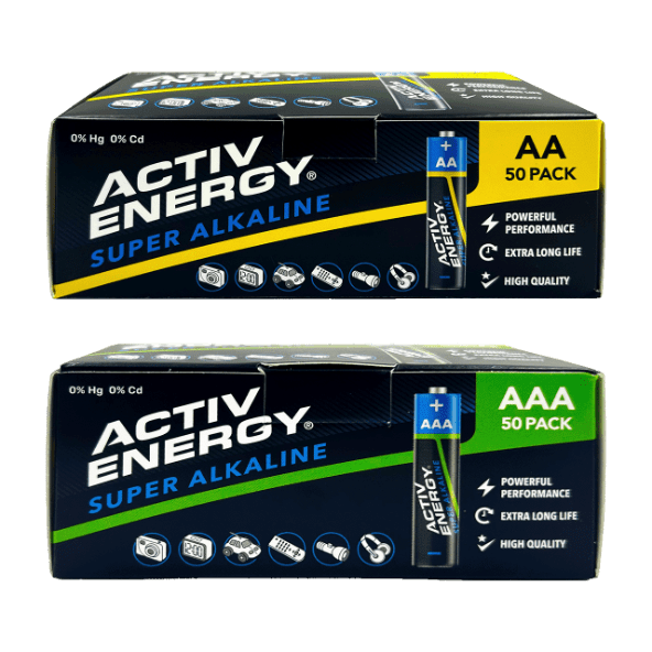 ACTIV ENERGY® - Pilas alcalinas