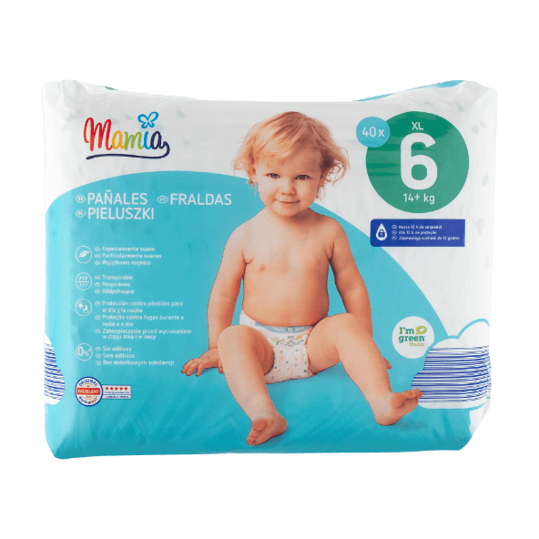 MAMIA® - Pañales talla 6