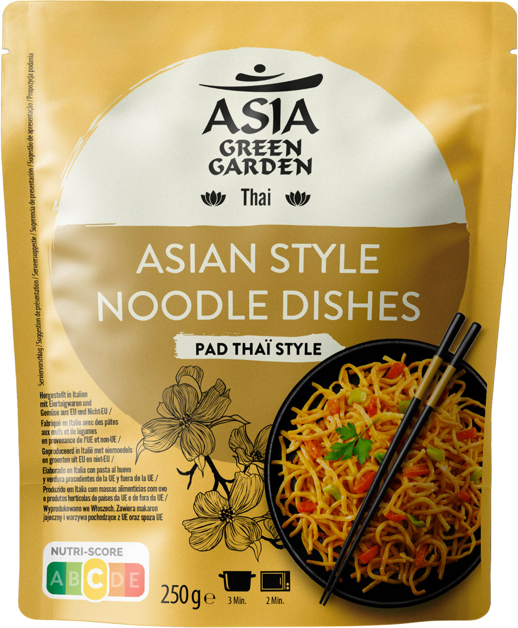 ASIA GREEN GARDEN® - Fideo de arroz estilo pad thai