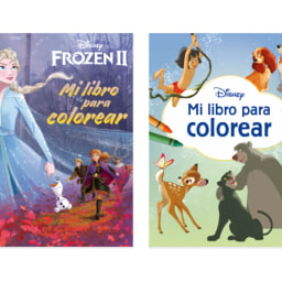 Libros para pintar de Disney