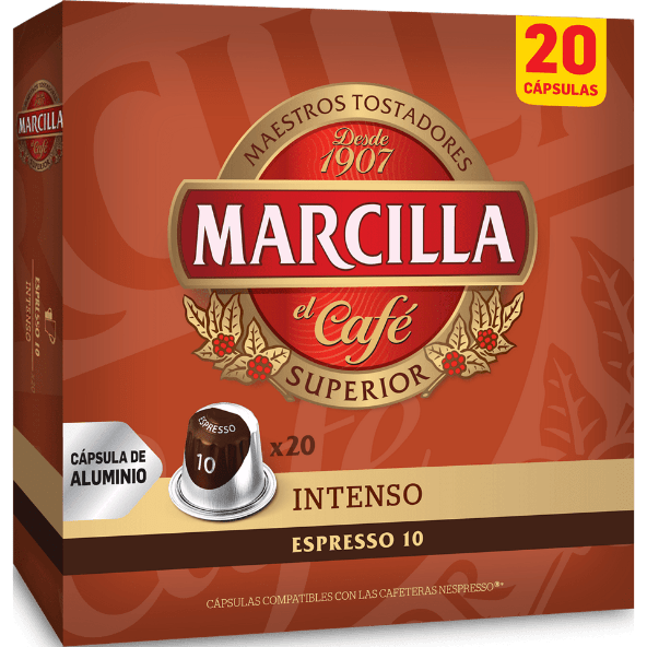 MARCILLA® - Capsulas de café intenso