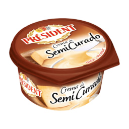 PRESIDENT® Crema de queso semicurado para untar
