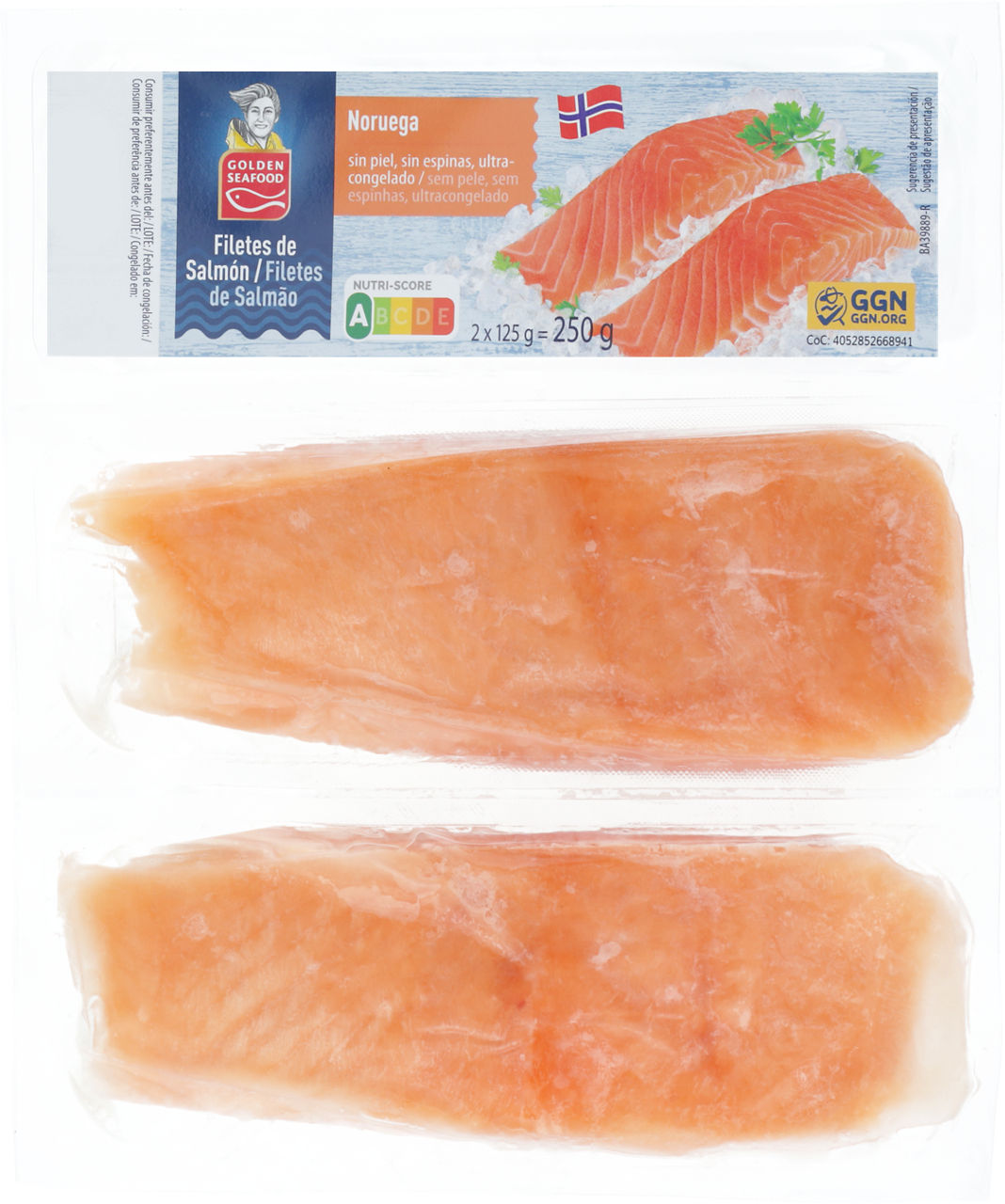 GOLDEN SEAFOOD® - Filetes de salmón
