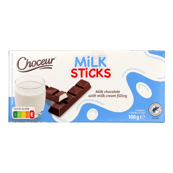 CHOCEUR® - Barritas de chocolate rellenas de crema