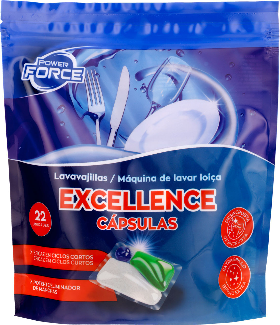 POWER FORCE® - Lavavajillas para máquina