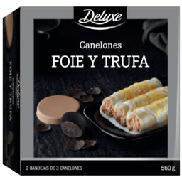 DELUXE - Canelones de trufa y foie