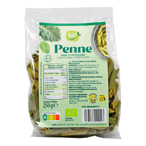 BIO® - Penne de kale y espinacas