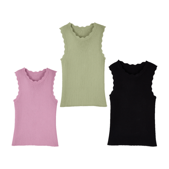 UP2FASHION® - Top de canalé